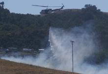 Frontlines of the Nojoqui Grade Fire