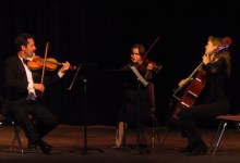 The Westmont String Trio, presented by the CAMA outreach program.