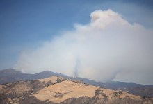Zaca Fire Moves Into Santa Cruz Drainage