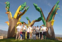 Saving the World with Inflatable Trees