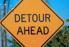 Gaviota’s Highway 101 Lane Closed