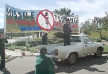 Peace Activists Still Protest Missile Tests