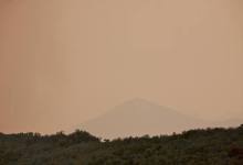 Gap Fire Moves Towards Condor Peak