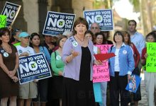 Pro-Choicers, Gay Supporters Rally at Courthouse