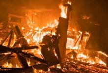 Tea Fire Expands Dramatically