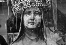 Madonna with a rhinestone crown