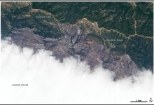 Jesusita Fire From Space