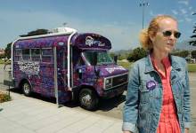 Activist Braves Fires to Push Healthcare Reform