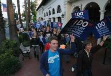 Protestors Rally Against Prop 8 Ruling