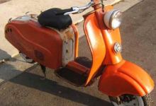 Rusty Antique Scooter Stolen in Broad Daylight