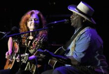 Bonnie Raitt and Taj Mahal at the Santa Barbara Bowl