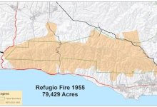 Refugio Fire September 6-15, 1955