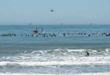 Hundreds Gather to Protest Venoco Vote