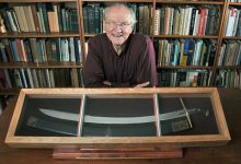 John Ridland Receives Hungarian Sword for Translation