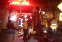 Man Falls from Highway 154