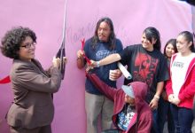 Mayor Unveils Airport Mural