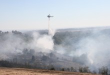 Fire Breaks out Near Old San Marcos Road