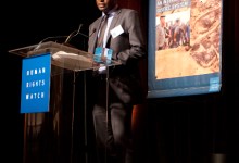 Cameroonian Activist and Nobel Prize Winner Honored