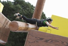 Santa Barbara Mom on Wipeout