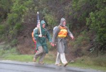 Hikers Pass Through Santa Barbara, Marching 90 Miles in Two Days to Show Commitment to Wounded Veterans