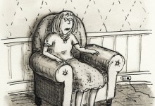 New Yorker Cartoonist Roz Chast Gives Slide Lecture