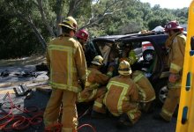 Five People Hurt in Head-On Accident