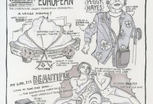 Comic Takes on Courthouse Fountain