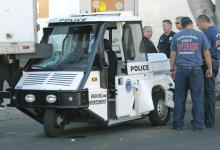 Parking Cop Sideswiped by RV Fleeing Ticket