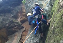Mother and Daughter Rescued from Painted Cave Rock Face