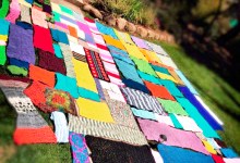 Yarn Bomb About to Explode in the Mountains
