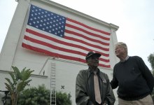 Big Flag and Big Whale Bring in the 4th of July