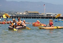 Racing Cardboard Ships