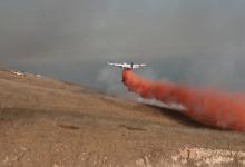 Grass Fire Burns Near Refugio Canyon