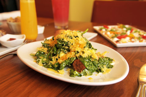 Scrambled Eggs with Creamed Spinach - Epicure's Table