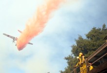 Fire Near Painted Cave