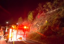 TV Hill Fire Knocked Down Quickly