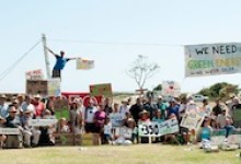SB Citizens Rally For Stronger Local and Federal Climate Action Plan