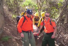 Hiker Rescued in San Ysidro Canyon