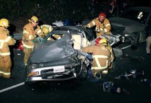 Three Hurt in Wrong-Way Driver Collision