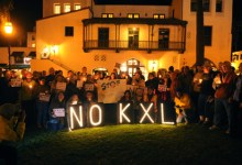 S.B. Activists Protest Keystone XL Pipeline