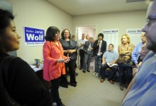 Janet Wolf Opens Campaign Headquarters