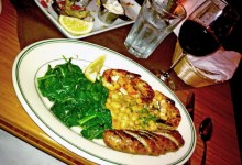 Grilled Shrimp and Sausage @ Paradise Café