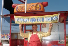 Surf Dog Still Riding Carpinteria Wave
