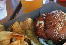 Crab Cake “Burger” @ On the Alley