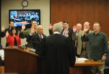 Big Love, Small Jabs at Swearing-In Ceremony