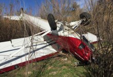 Two Escape Injury When Plane Flips During Emergency Landing