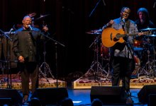 Photos: Hugh Masekela and Vusi Mahlasela at UCSB’s Campbell Hall