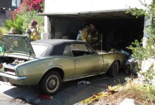 Firefighters Quickly Dowse Garage Fire