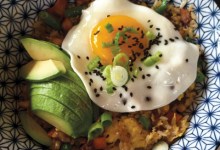 Pacific Rim Bacon-Fried Rice @ Live Oak Café