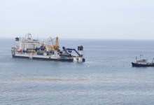 What’s that Big Barge Doing off Refugio?